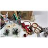 Image 4 : Assorted decorative items - Christmas bells, fairy figurines, dream catcher, Christmas ornaments, et