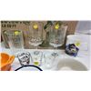 Image 3 : Collection of assorted dishwares - Drinking glasses, bowls, shot glasses, etc.