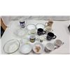 Image 1 : Large bundle of dishwares - coffee mugs, bowls, glass bowls, etc.