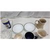 Image 4 : Large bundle of dishwares - coffee mugs, bowls, glass bowls, etc.