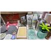 Image 3 : Box of various items - Picture frames, shampoo, ornaments, wireless phones, shaker bottles, etc.