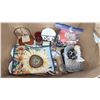 Image 6 : Box of assorted items - Coffee cups, candle holders, ornaments, vases, knick knacks, etc.