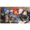 Image 1 : lot of assorted hats, toques, gloves, etc.