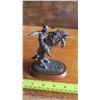 Image 1 : horse rider statue - 5" tall