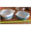Image 2 : anchor dish and lid, and 2 pyrex dishes with lids and extra lid