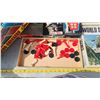 Image 2 : 3 puzzles & 4 Vintage edition boardgames: Master Mind, Chess/checkers, Trivia for Kids