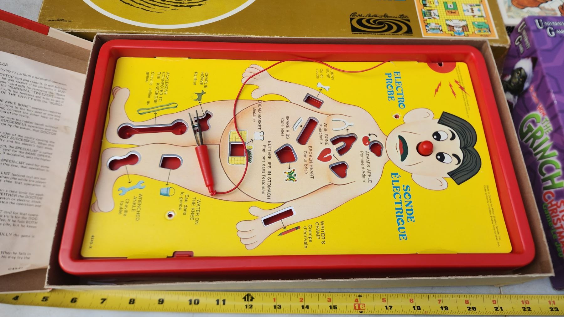 4 Board games Clue, The Mad Magazine Game, Operation, Dr. Seuss, How