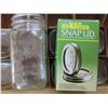 Image 2 : Box of Mason jars and lids