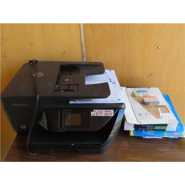 HP Office Jet Pro - 6978 + Ink Cartridges & Paper - works