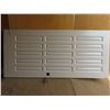Image 1 : White Wooden door with metal wrapping 78.5"x35.75"