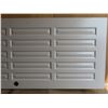 Image 3 : White Wooden door with metal wrapping 78.5"x35.75"