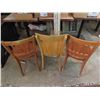 Image 2 : 3 wooden chairs
