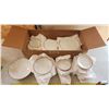 Image 1 : Approx 47pcs of "Crown Empire" fine China dish set - various sized bowls, and plates