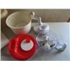 Image 5 : Oster food Processor & assorted Tupperware & Food Prep containers etc.