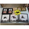 Image 1 : 7 framed pictures & 3 pieces of hanging wall art