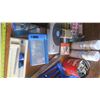 Image 4 : assorted office supplies - rulers, hole punches, paper clips, calculators, etc.