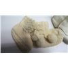 Image 2 : vintage baby shoes, booties and embroidered handkerchief