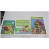 Image 1 : vintage oscar the grouch tray puzzle and usborne books