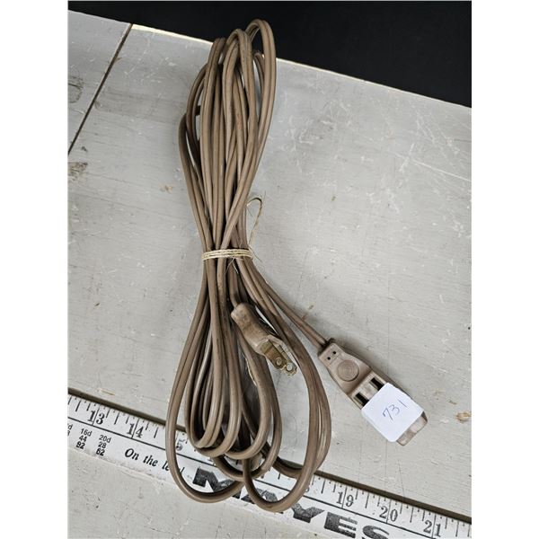 brown electrical cords