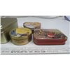 Image 2 : square tins and vintage tins