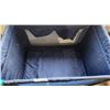 Image 3 : Blue "Graco" play pen and Baby playmat - pen is 39.5"Wx28"Dx30.5"H