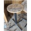 Image 2 : 2 Tables + 1 table stand/frame (14" diameter, and 26" diameter)