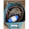 Image 1 : Plastic tub full of assorted hoses