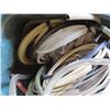 Image 3 : Plastic tub full of assorted hoses