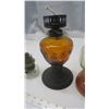 Image 3 : 3 vintage oil lamps - no chimneys