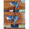 Image 1 : Matching pair of new/never used Zebco Horizon spinning reels - on 2-6ft - GWC 9 rods - still in plas