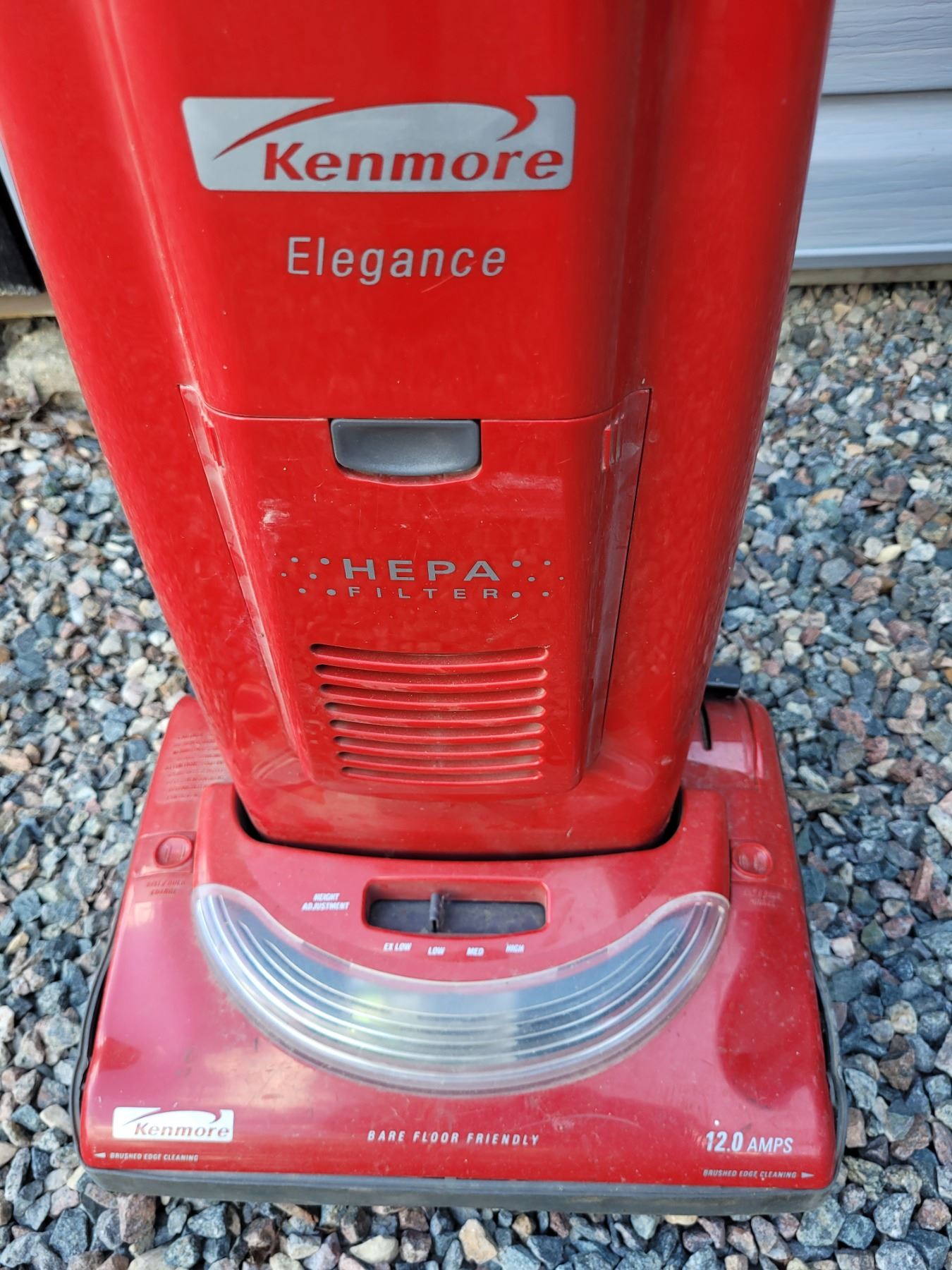 Kenmore Elegance upright vaccum cleaner works great owner went with