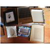 Image 2 : 2 file folders with cardstock paper & 1 suitcase with frames