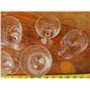 Image 3 : Box of Wine Glasses - Cut glass