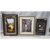 Image 1 : 3 Framed pictures - Forest 24"x16", Pottery 24"x19.5", Piano 20.5"x12"
