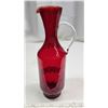 Image 2 : Ruby Glass Pitcher/Bud Vase