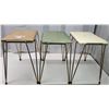 Image 2 : Set of Vintage Stacking Stools - one has small hole on seat