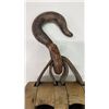 Image 4 : Large Vintage Wooden Block Pulley