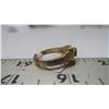 Image 3 : Genuine Jade 14kt gold plated ring - size 8