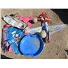 Image 1 : Lot of outdoor fun items: Kites, sleds, etc.