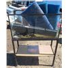 Image 2 : 12.5"x29"x16" Fish tank with stand (24" Tall) & some accessories