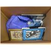 Image 2 : 15"x24"x22" Storage unit mystery box of assorted items - household