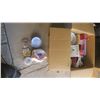 Image 1 : 18"x18"x22" Storage unit mystery box of assorted items - kitchenwares and décor