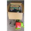 Image 1 : 18"x18"x22" Storage unit mystery box of assorted items - décor