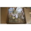 Image 2 : 18"x18"x27" Storage unit mystery box of assorted items - glasswares
