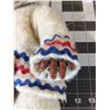 Image 4 : 14" tall Hudson Bay inuit child doll, "koweeka", from Dee and Cee toy company  (probably early 1960s