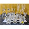 Image 1 : Fifteen pieces of Bohemia Czech Republic glass lead crystal over 24%. Includes 2 champagne flutes. 3