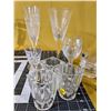 Image 3 : Fifteen pieces of Bohemia Czech Republic glass lead crystal over 24%. Includes 2 champagne flutes. 3