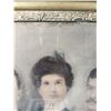 Image 3 : Two very old photographs.  22 in x 19 in and 10 in x 19 in. Larger trio frame needs repair. Smaller 