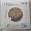 Image 1 : 1922 Canada 5¢ VG-8