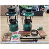 Image 2 : Vintage “Coleman” Lamps, pumps and mantles